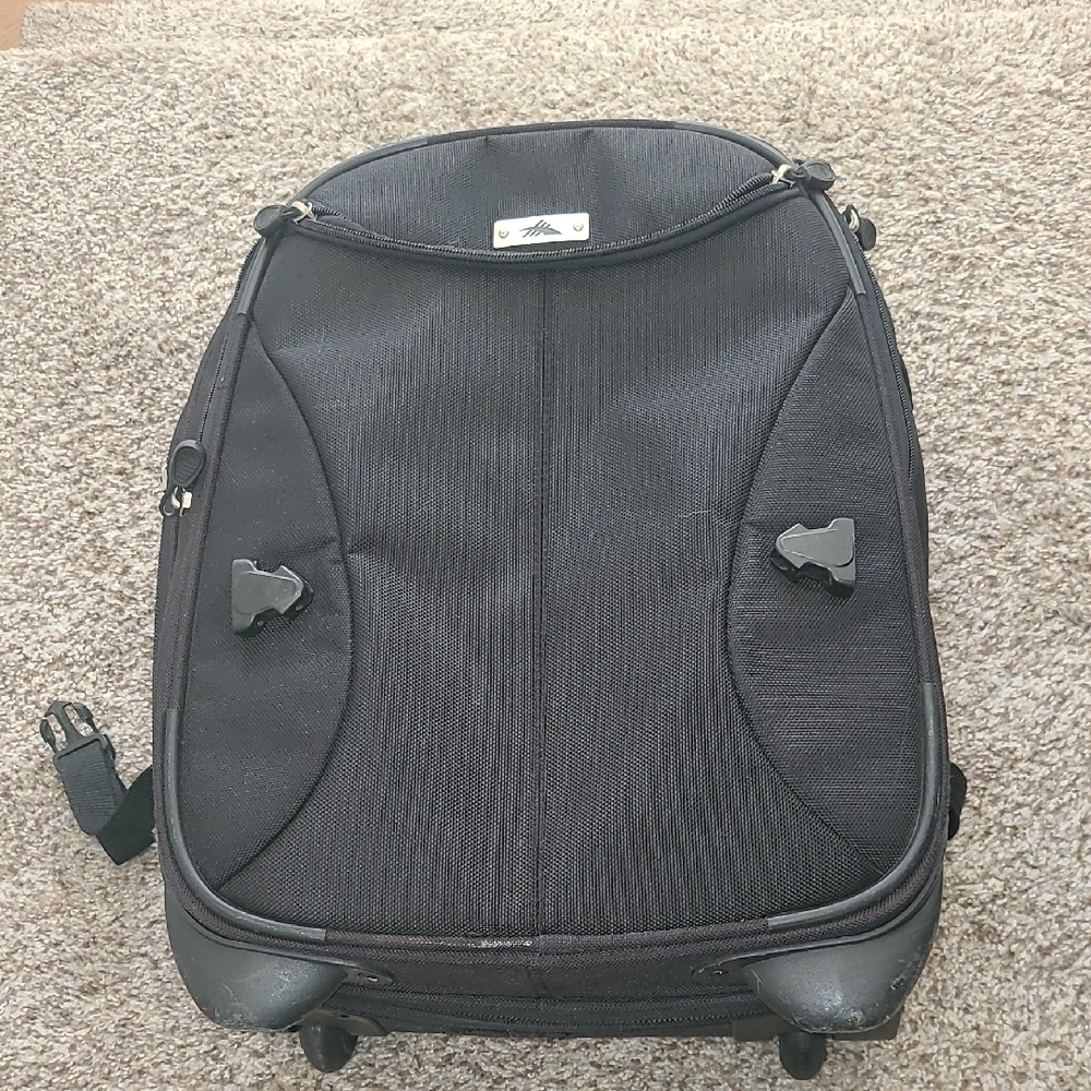 High Sierra Black Rolling Bag